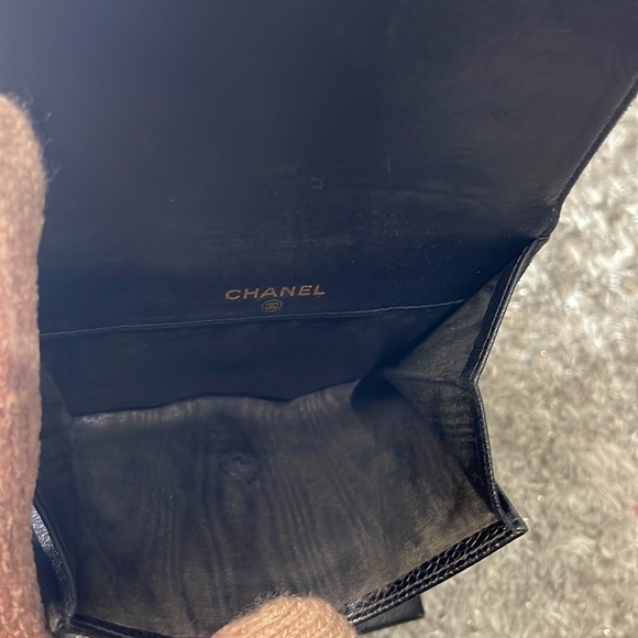 CHANEL CC Logo Bifold Wallet Vintage - Picture 14 of 16